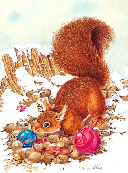 Новогодняя Белочка.