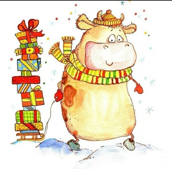 Классные рисунки на новый год