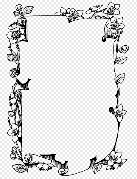 Красивые рамки черно белые