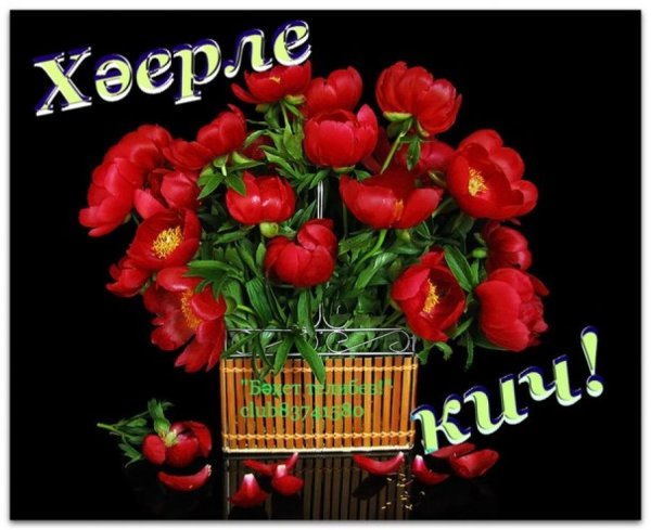 Добрый вечер по татарски открытки