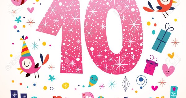 10 Лет девочке поздравления