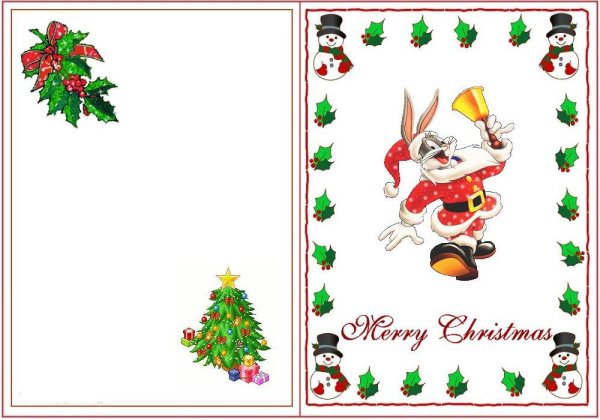 Новогодние открытки со снеговиком