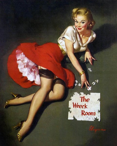 Пин ап картины Джил Элвгрен