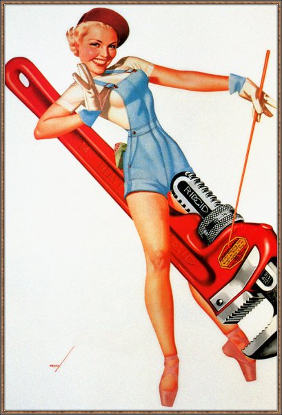 Художник Джил Элвгрен (Gil Elvgren)