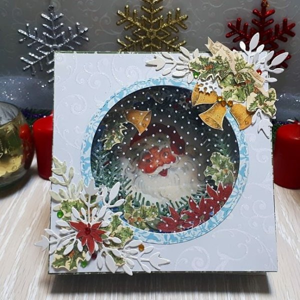 Рождественский вертеп бумажный туннель