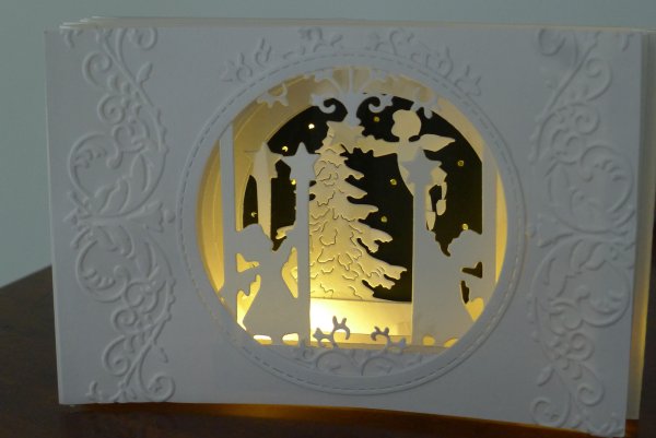 Бумажный тоннель новый год