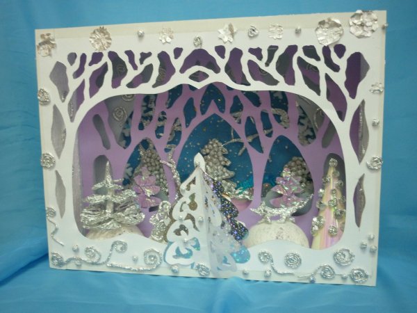 Бумажный тоннель новый год