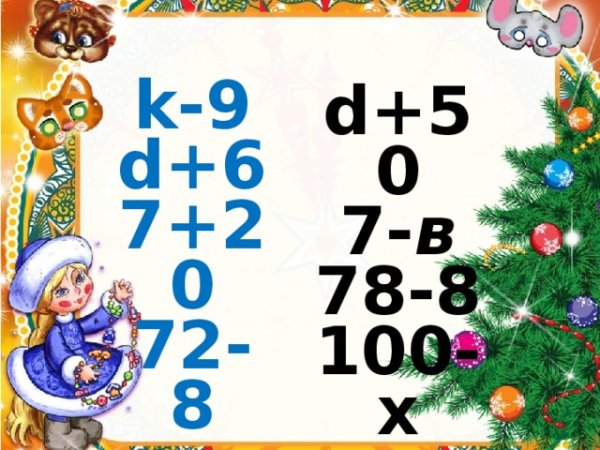 Елка математиков