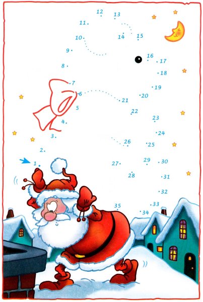 Новогодние пазлы для детей