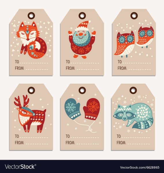 Бирки на подарки новогодние с пожеланиями