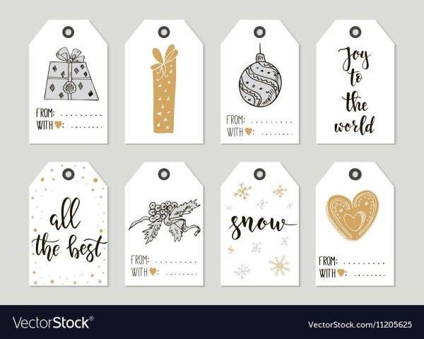 Бирка "с новым годом!"