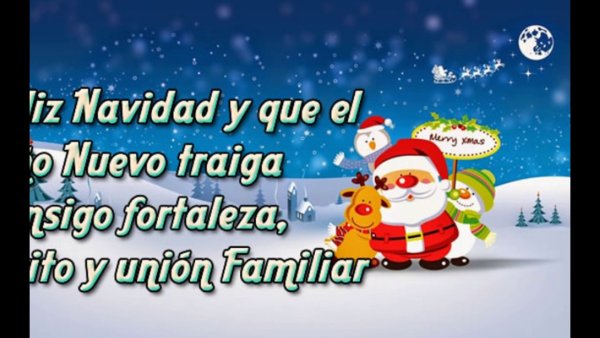 Feliz Navidad на экран телефона