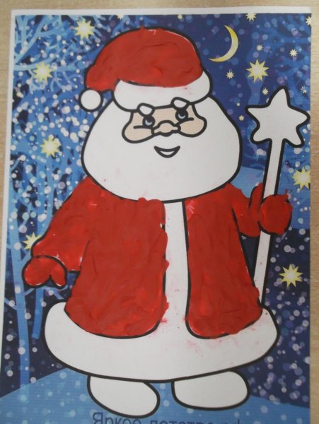 Пластилинография новый год