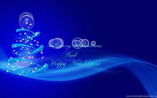 Синий фон для новогодней открытки
