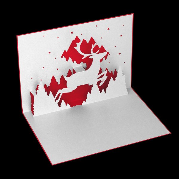 Открытка поп ап пожар