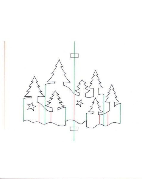 Объемные Рождественские открытки