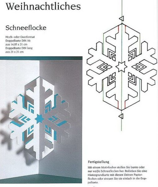 Киригами новогодние схемы