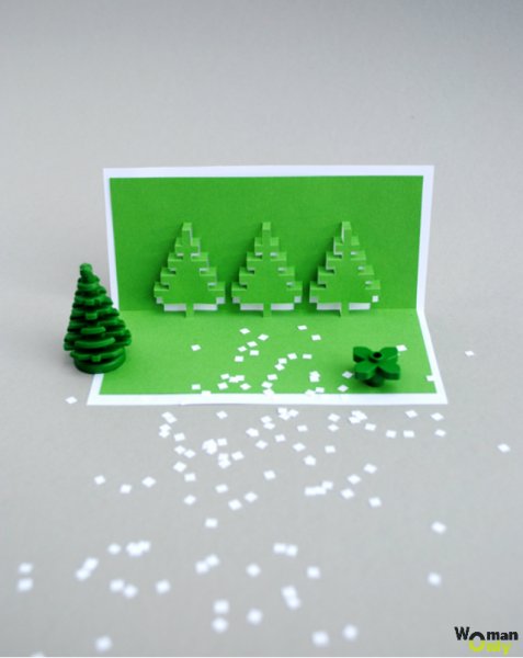 Новогодние киригами для детей