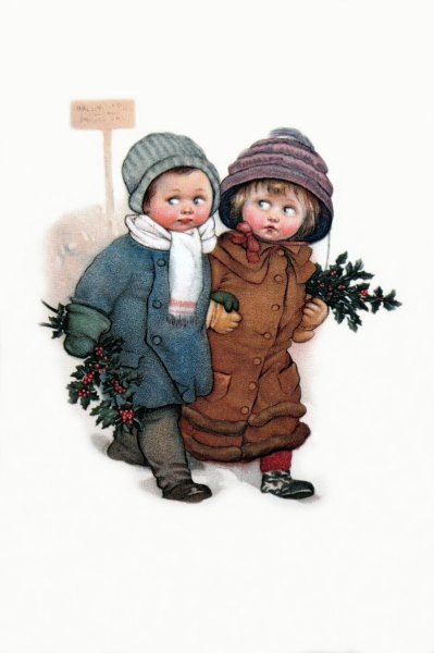 Снеговик старинный