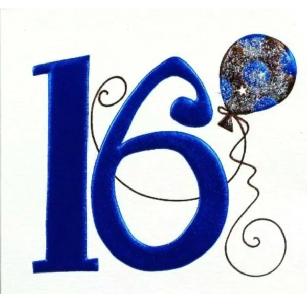 С днём рождения 16 лет мальчику