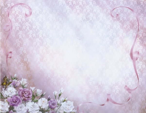 Свадебный фон для коллажа