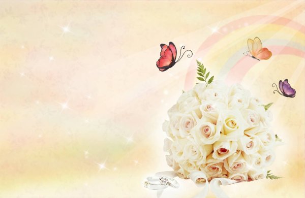 Свадебный фон для презентации