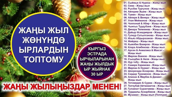 Жанны 2020 жылыныздар менен открытка