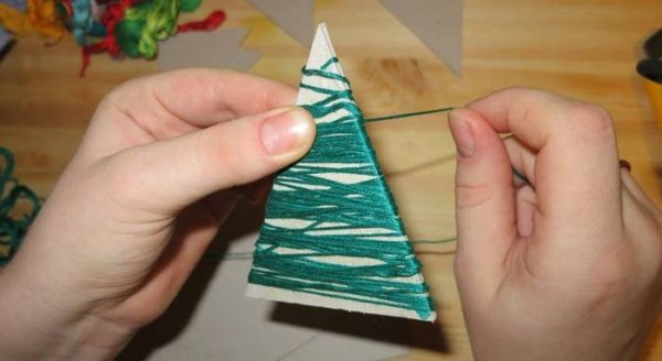 Изонить новый год