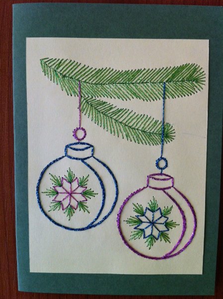 Изонить елка