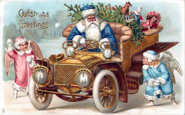 Дореволюционные открытки с Рождеством