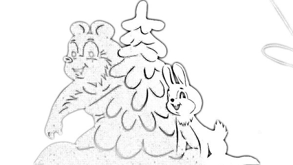 Вытынанки сугробы на окна