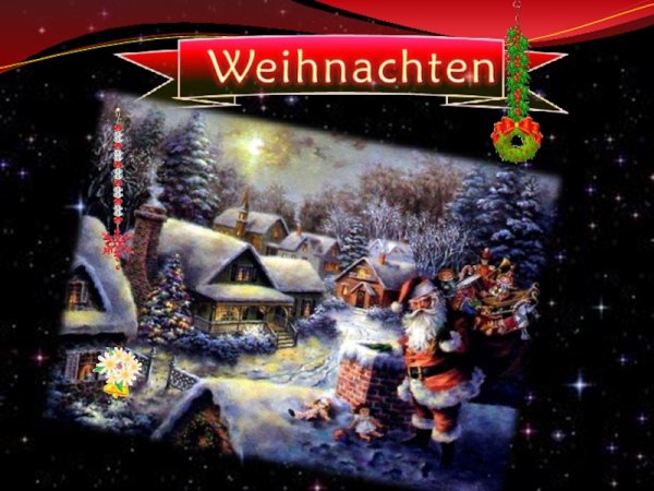 Святой вечер в Германии перед Рождеством