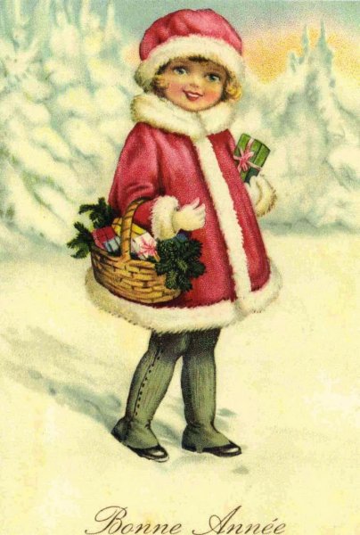 Новогодние открытки ретро