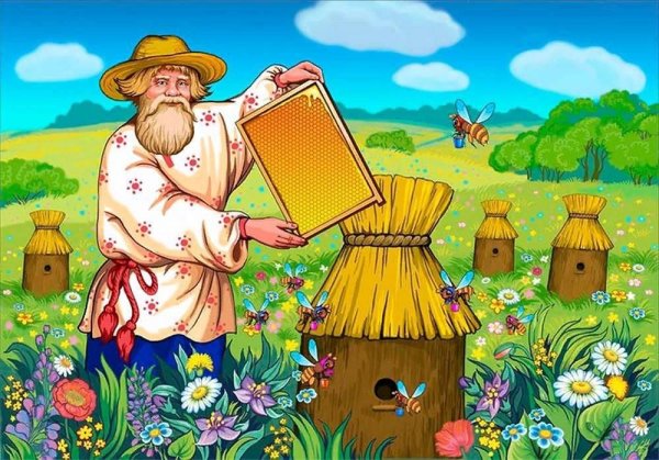 Пчеловод мультяшный