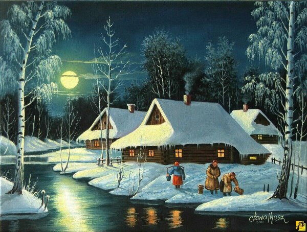 Чеслав Швайкош картины