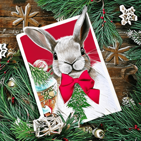 Новогодняя открытка рисунок