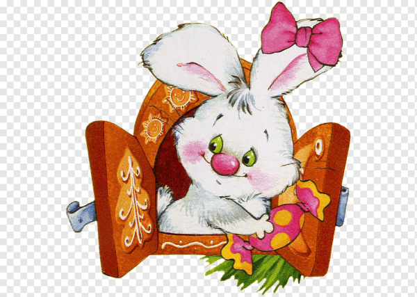 Заяц под елочкой