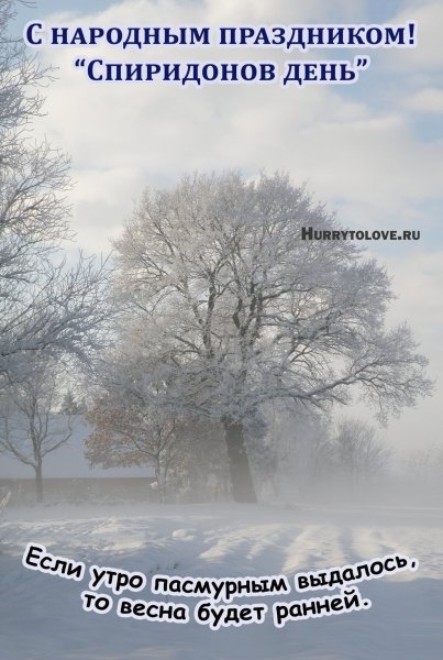 Народный календарь Спиридон Солнцеворот