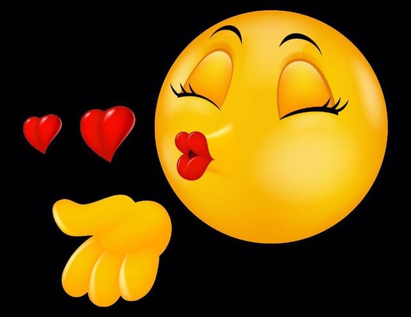 Смайлик с поцелуем