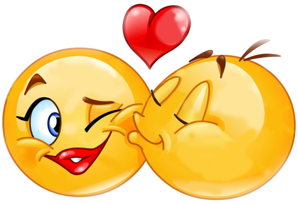 Смайлики поцелуйчики