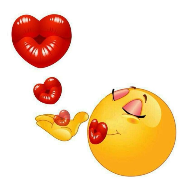 Стикер поцелуй