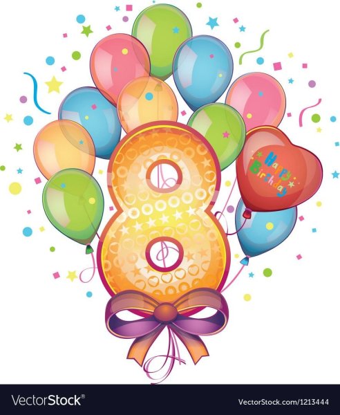 Открытка 8 месяцев девочке