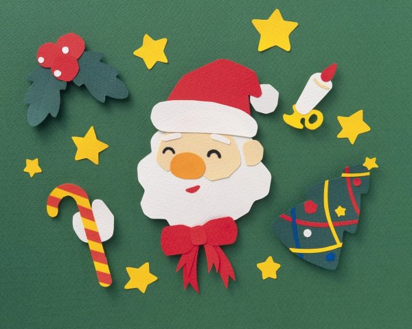 Оригинальные аппликации на новый год