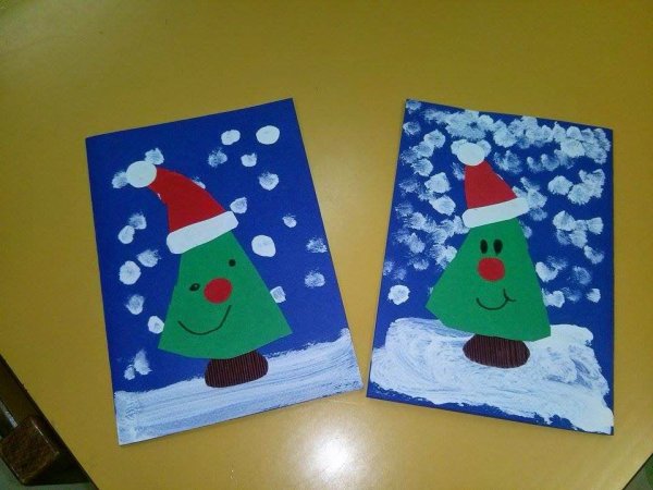 Аппликация. Новый год