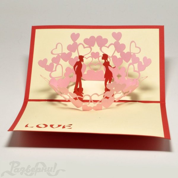 Необычные объемные открытки