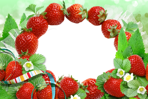 Рамка клубника