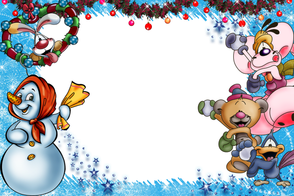 Рамка Новогодняя детская