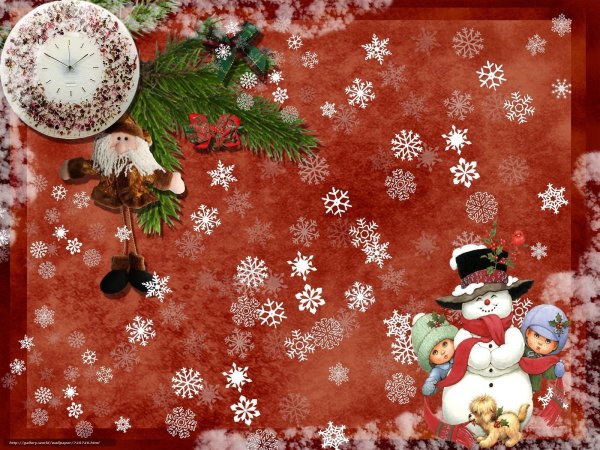 Новогодний фон для открытки