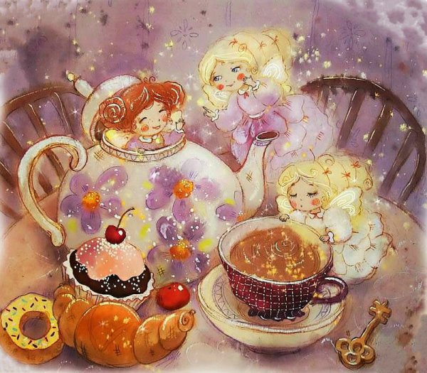 Художник-иллюстратор Анастасия Столбова чаепитие