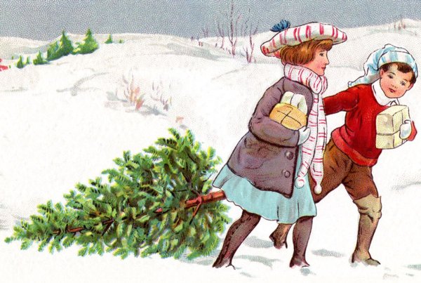 Британские открытки с новым годом